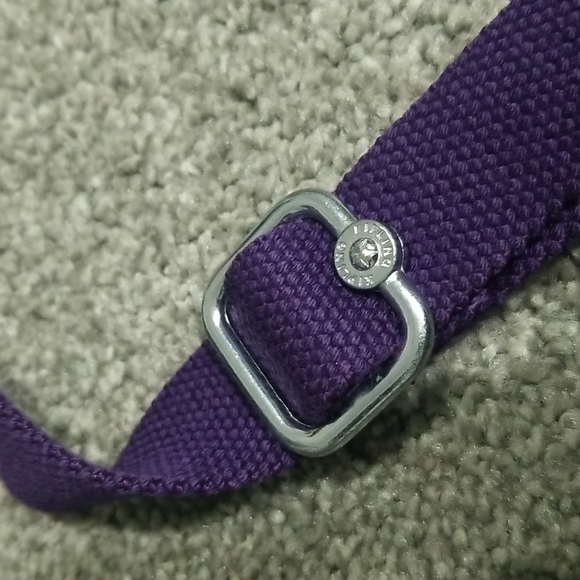 Super Cute Kipling Crossbody In Retired Kaleidoscope Triangle Pattern - Picture 8 of 12